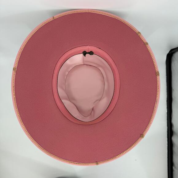 Pink Rancher Hat Gold Chain & Tassel Detail main image 9